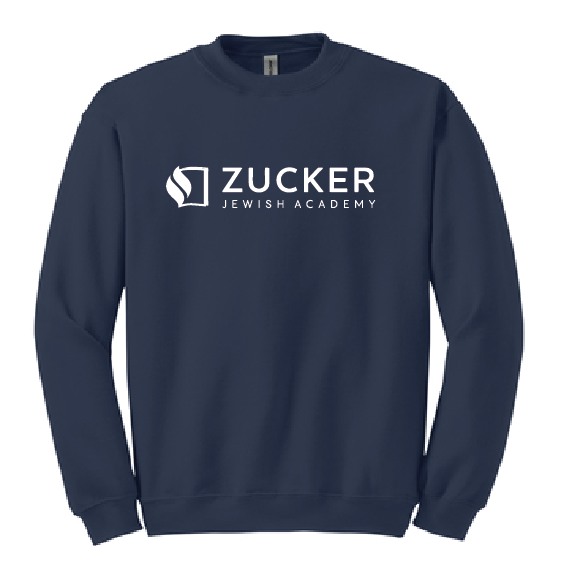 Zucker Jewish Academy Crewneck – Navy