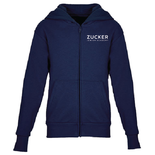 Zucker Jewish Academy Deluxe Zipper Hoodie